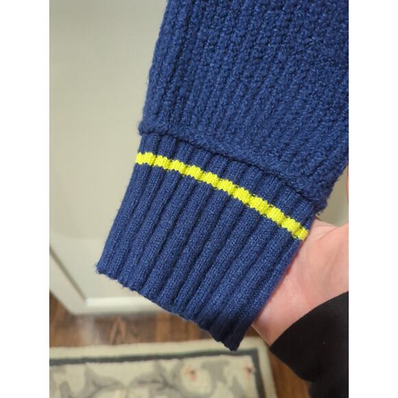 Maeve Anthropologie The Tille Blue V Neck Pullover Sweater - Picture 6 of 7